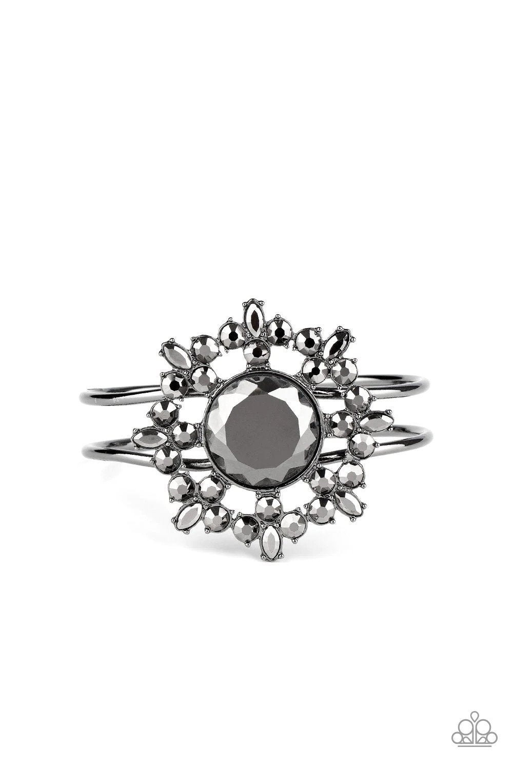 Elaborate Elegance Black Bracelet - Paparazzi Accessories- lightbox - CarasShop.com - Paparazzi Jewelry by Cara Jewels