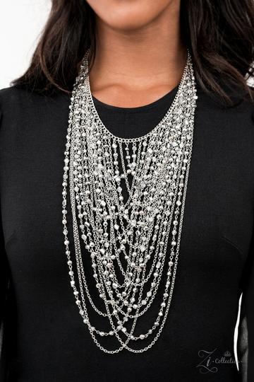 Enticing 2021 Zi Collection Necklace - Paparazzi Accessories- on model - CarasShop.com - Paparazzi Jewelry by Cara Jewels