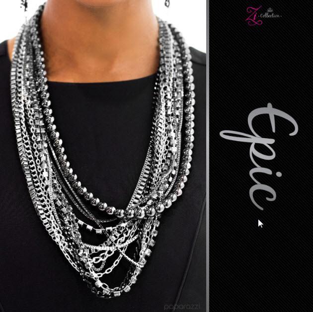 Epic 2017 Zi Collection Necklace - Paparazzi Accessories- on model - CarasShop.com - Paparazzi Jewelry by Cara Jewels