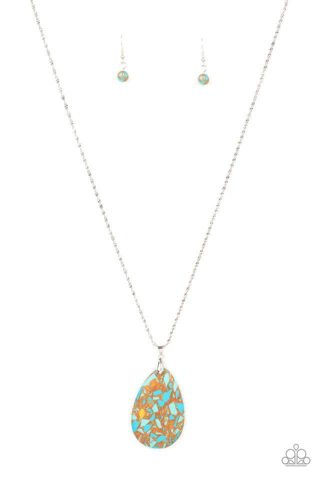 Extra Elemental Brown Necklace - Paparazzi Accessories- lightbox - CarasShop.com - Paparazzi Jewelry by Cara Jewels