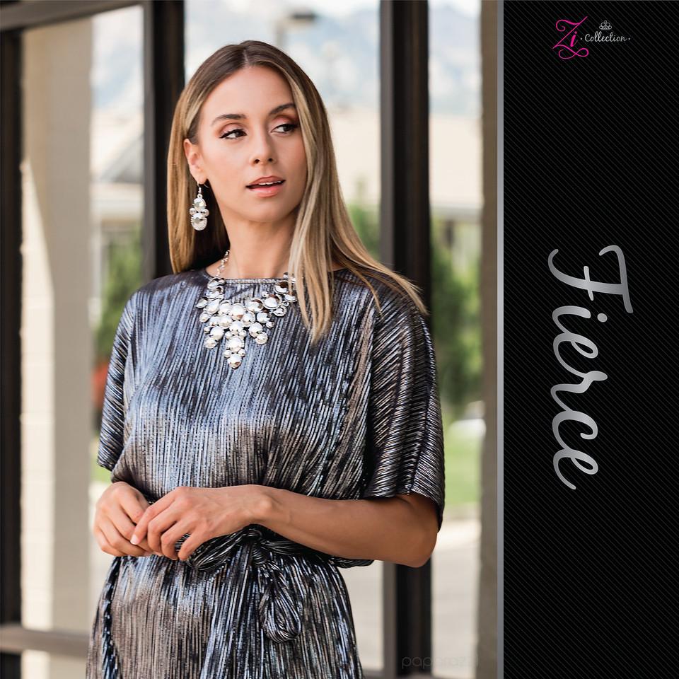 Fierce 2020 Zi Collection Necklace - Paparazzi Accessories - free matching earrings -CarasShop.com - Paparazzi Jewelry by Cara Jewels