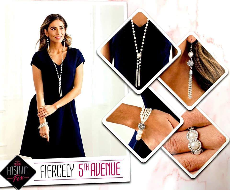 Fiercely 5th Avenue Set - June 2020 - Paparazzi Accessories- Set Collage - CarasShop.com - Paparazzi Jewelry by Cara Jewels