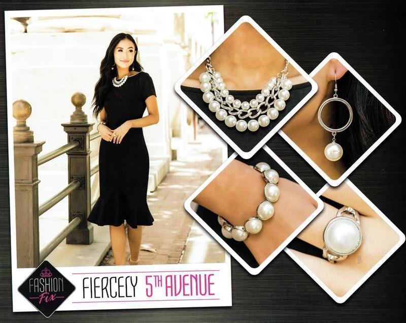 Fiercely 5th Avenue Set - July 2019 - Paparazzi Accessories- Set Collage - CarasShop.com - Paparazzi Jewelry by Cara Jewels