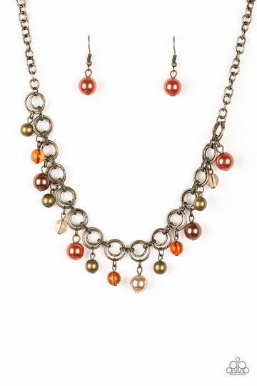 Fiercely Fancy Multi Necklace - Paparazzi Accessories- lightbox - CarasShop.com - Paparazzi Jewelry by Cara Jewels