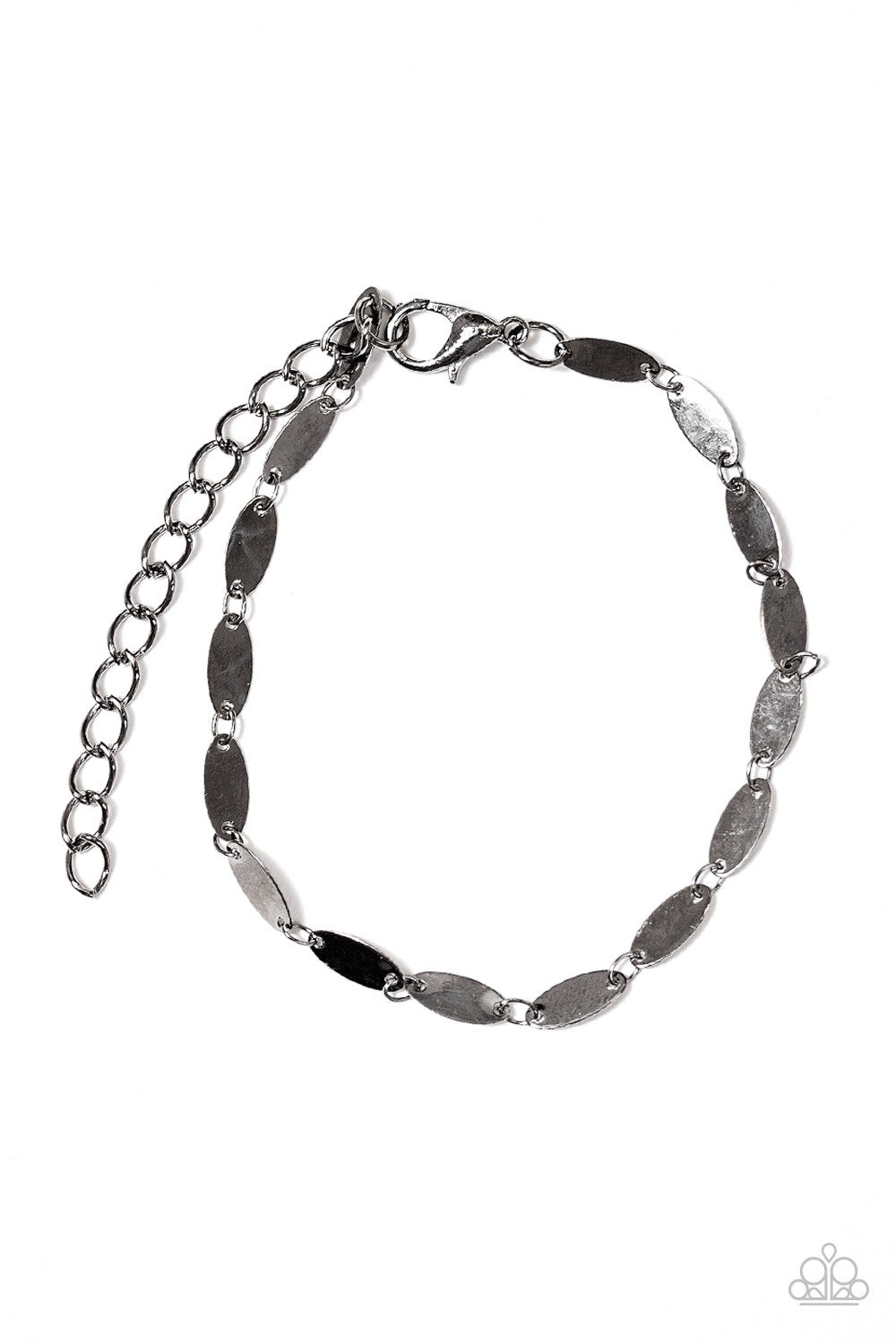 Flash Fire Gunmetal Black Bracelet - Paparazzi Accessories- lightbox - CarasShop.com - Paparazzi Jewelry by Cara Jewels