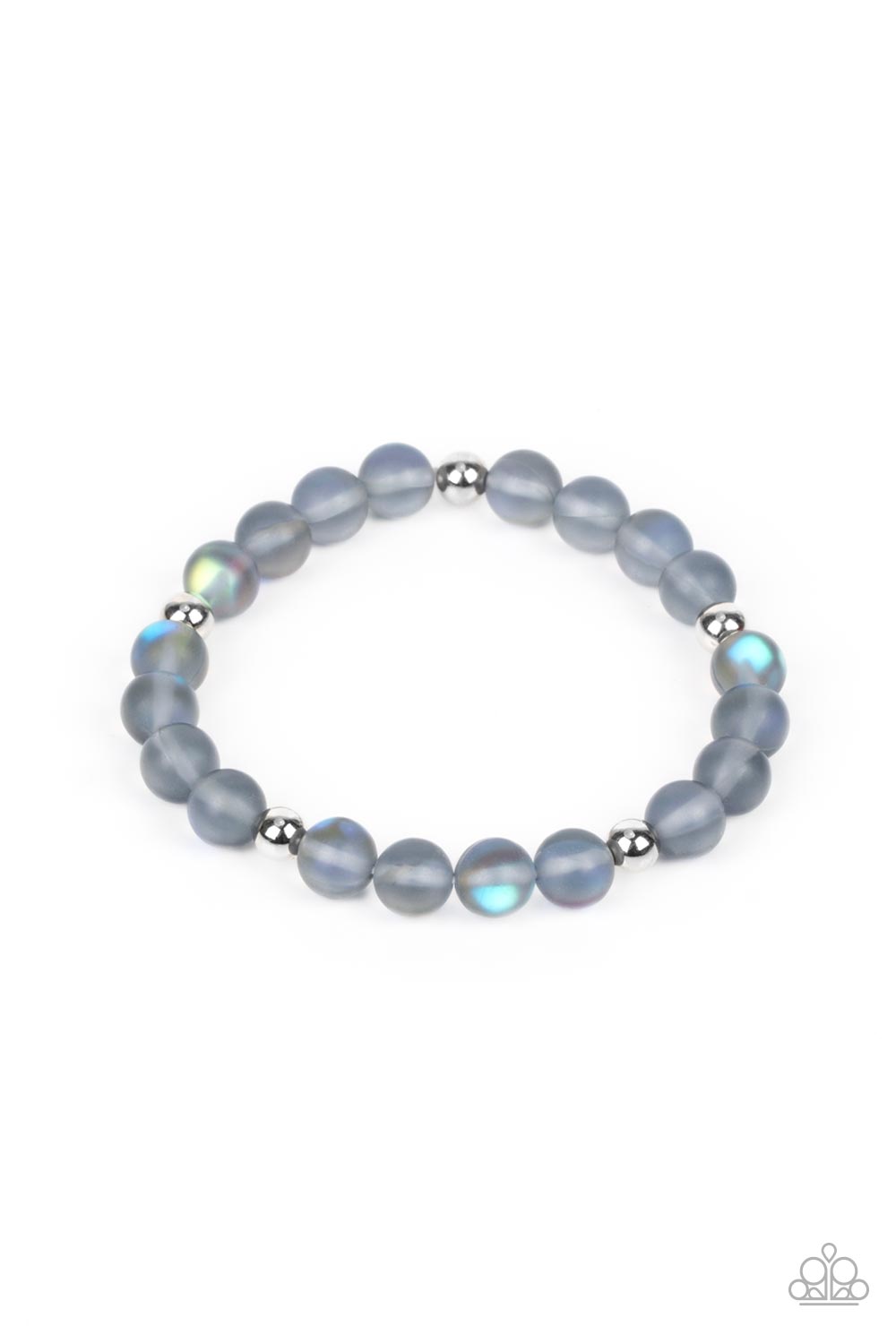 Forever and a DAYDREAM Silver and Iridescent Bracelet - Paparazzi Accessories- lightbox - CarasShop.com - Paparazzi Jewelry by Cara Jewels