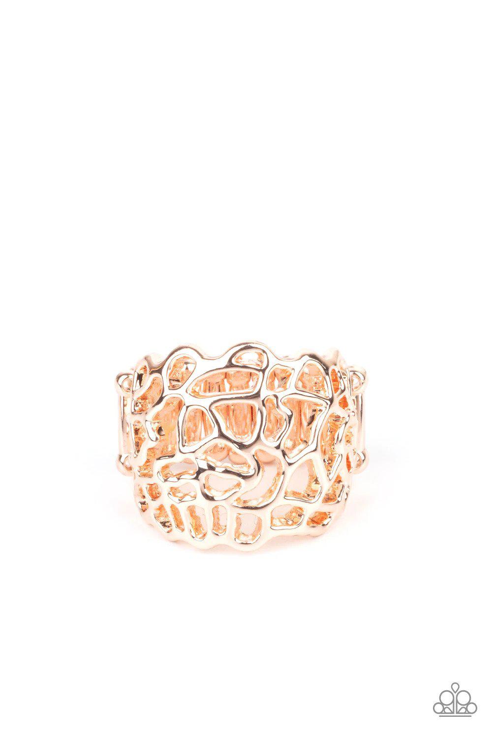 Get Your FRILL Gold Ring - Paparazzi Accessories- lightbox - CarasShop.com - Paparazzi Jewelry by Cara Jewels