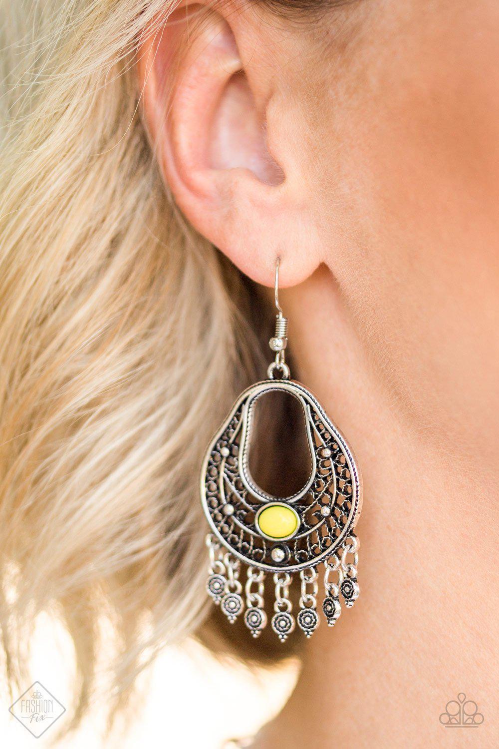 Glimpses of Malibu Set - August 2018 - Paparazzi Accessories- Earrings - CarasShop.com - Paparazzi Jewelry by Cara Jewels