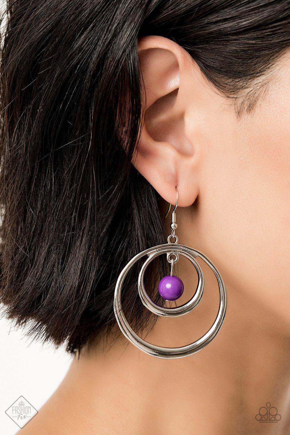 Glimpses of Malibu Set - July 2019 - Paparazzi Accessories- Earrings - CarasShop.com - Paparazzi Jewelry by Cara Jewels