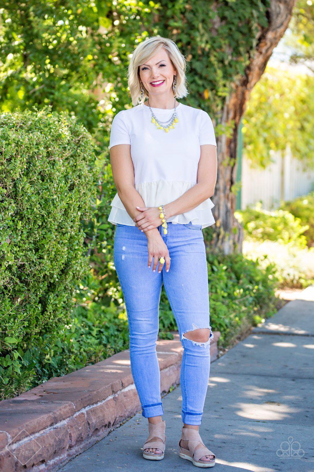 Glimpses of Malibu Set - August 2018 - Paparazzi Accessories- Complete Look - CarasShop.com - Paparazzi Jewelry by Cara Jewels