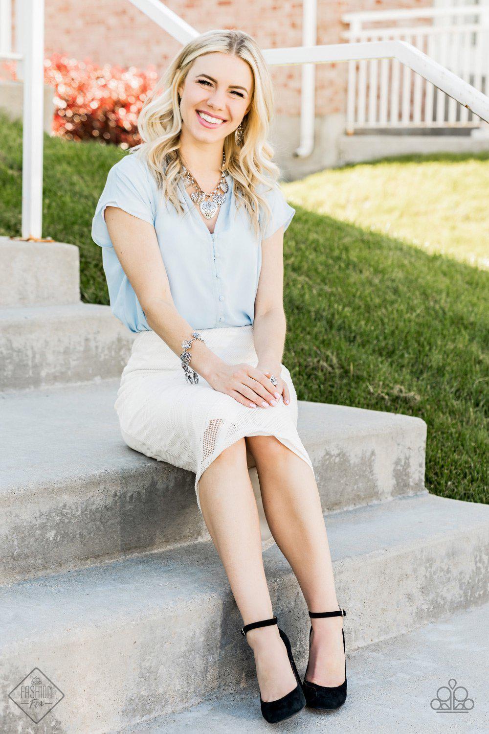 Glimpses of Malibu Set - August 2019 - Paparazzi Accessories- Complete Look - CarasShop.com - Paparazzi Jewelry by Cara Jewels