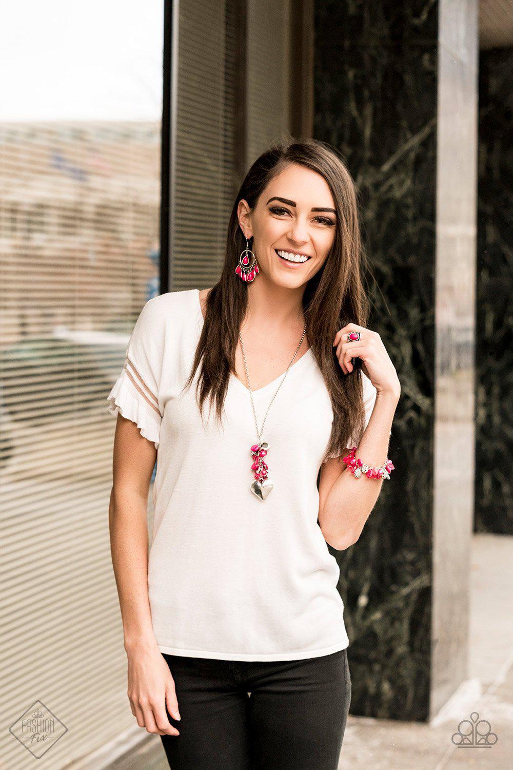 Glimpses of Malibu Set - February 2020 - Paparazzi Accessories- Complete Look - CarasShop.com - Paparazzi Jewelry by Cara Jewels