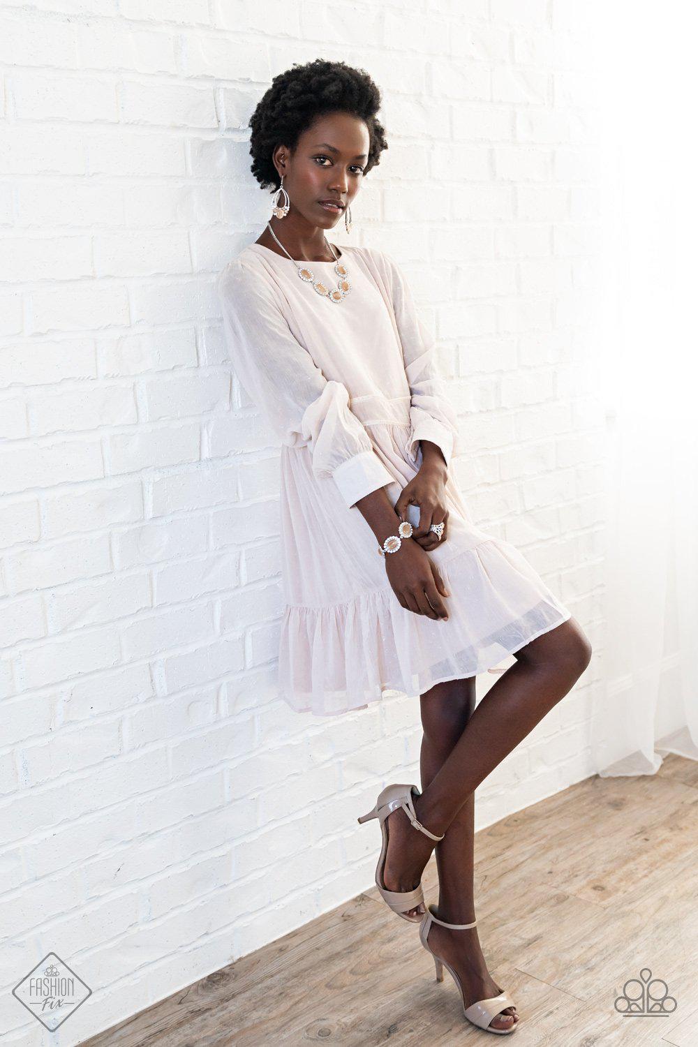 Glimpses of Malibu Set - February 2021 - Paparazzi Accessories- Complete Look - CarasShop.com - Paparazzi Jewelry by Cara Jewels