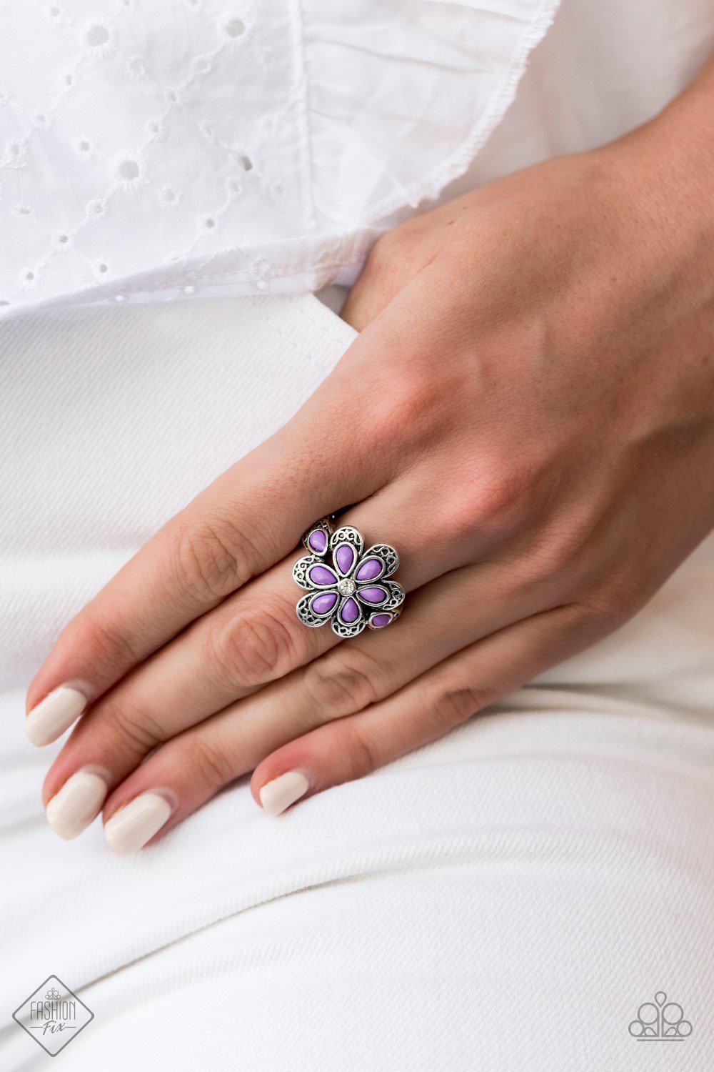 Glimpses of Malibu Set - July 2020 - Paparazzi Accessories- Ring - CarasShop.com - Paparazzi Jewelry by Cara Jewels
