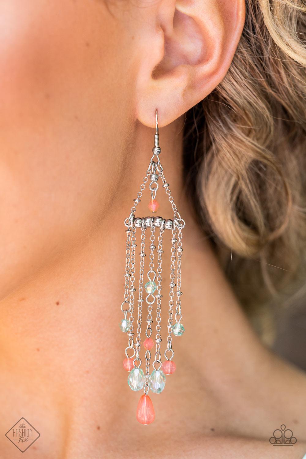 Glimpses of Malibu Set - July 2022 - Paparazzi Accessories- Earrings - CarasShop.com - Paparazzi Jewelry by Cara Jewels