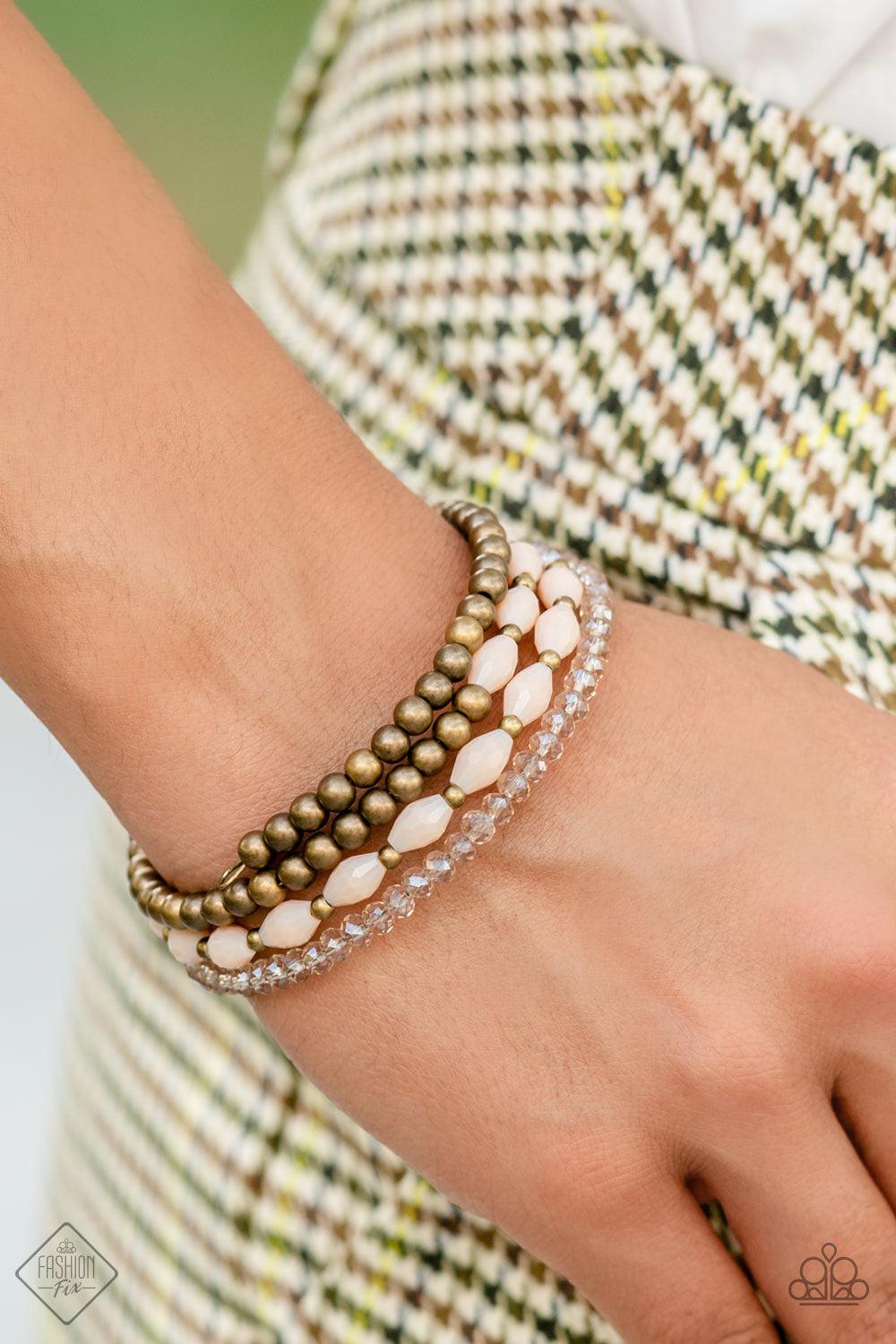 Glimpses of Malibu Set - November 2022 - Paparazzi Accessories- Bracelet - CarasShop.com - Paparazzi Jewelry by Cara Jewels