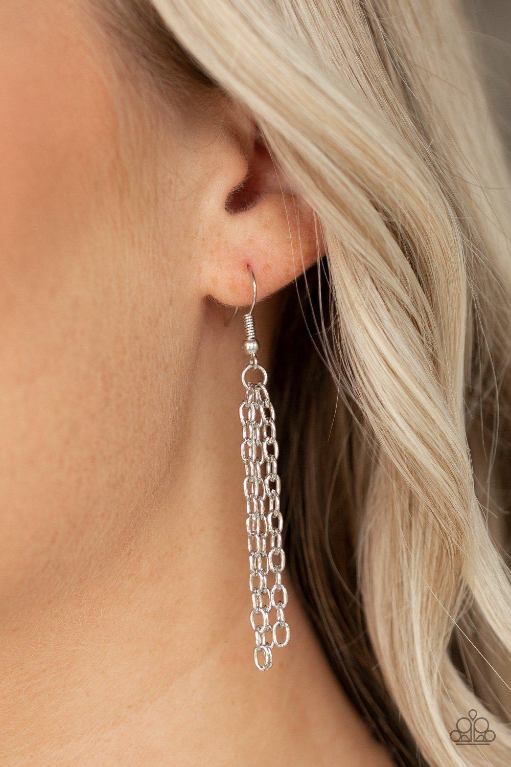 Heart of SPARKLE Purple Necklace and matching Earrings - Paparazzi Accessories - free matching earrings -CarasShop.com - Paparazzi Jewelry by Cara Jewels