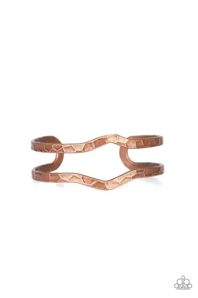 Highland Heiress Copper Bracelet - Paparazzi Accessories- lightbox - CarasShop.com - Paparazzi Jewelry by Cara Jewels