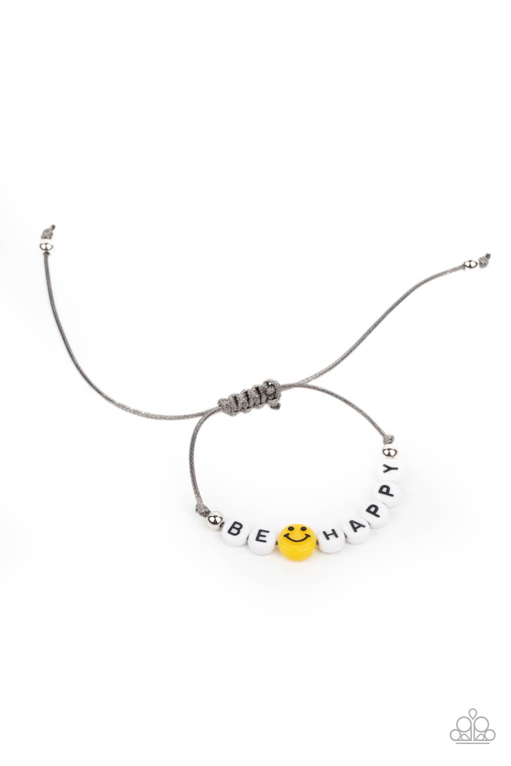 I Love Your Smile Silver Inspirational Bracelet - Paparazzi Accessories- lightbox - CarasShop.com - Paparazzi Jewelry by Cara Jewels