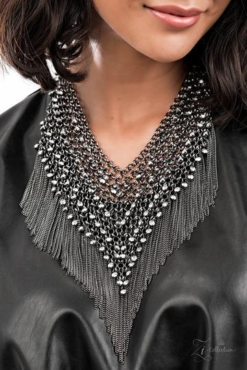 Impulsive 2021 Zi Collection Necklace - Paparazzi Accessories- on model - CarasShop.com - Paparazzi Jewelry by Cara Jewels