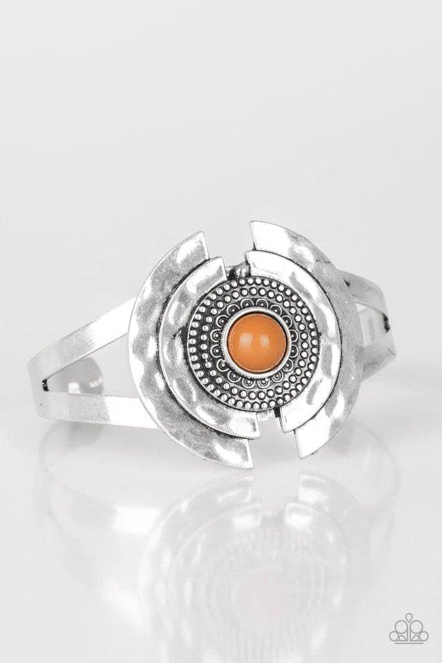 Incredibly Indie Brown & Silver Bracelet - Paparazzi Accessories- lightbox - CarasShop.com - Paparazzi Jewelry by Cara Jewels