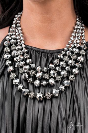 Influential 2021 Zi Collection Necklace - Paparazzi Accessories- on model - CarasShop.com - Paparazzi Jewelry by Cara Jewels