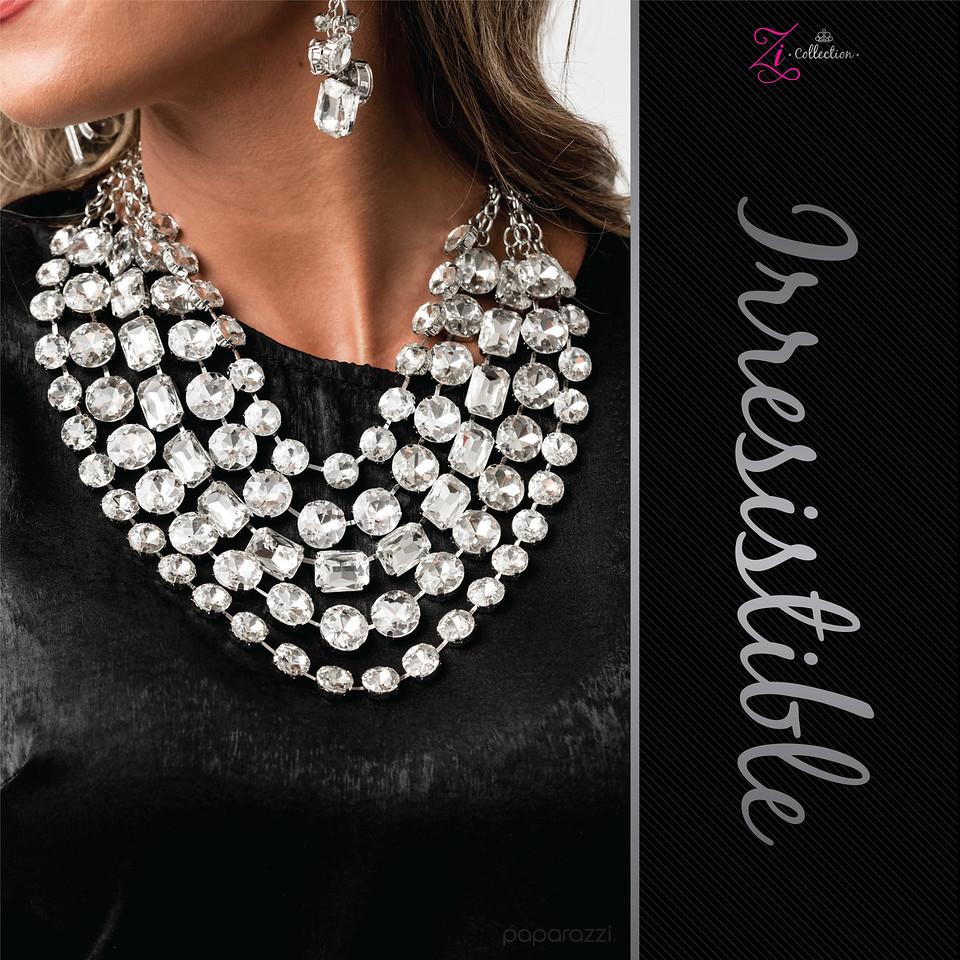 Irresistible 2020 Zi Collection Necklace - Paparazzi Accessories- on model - CarasShop.com - Paparazzi Jewelry by Cara Jewels