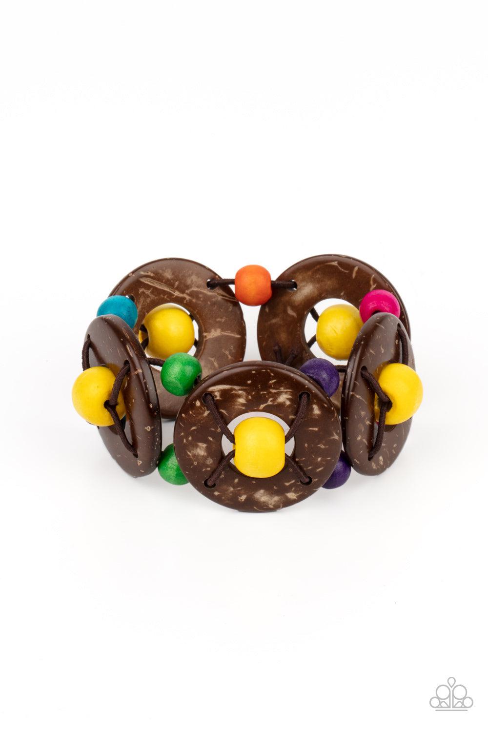 Island Adventure Multi Bracelet - Paparazzi Accessories- lightbox - CarasShop.com - Paparazzi Jewelry by Cara Jewels