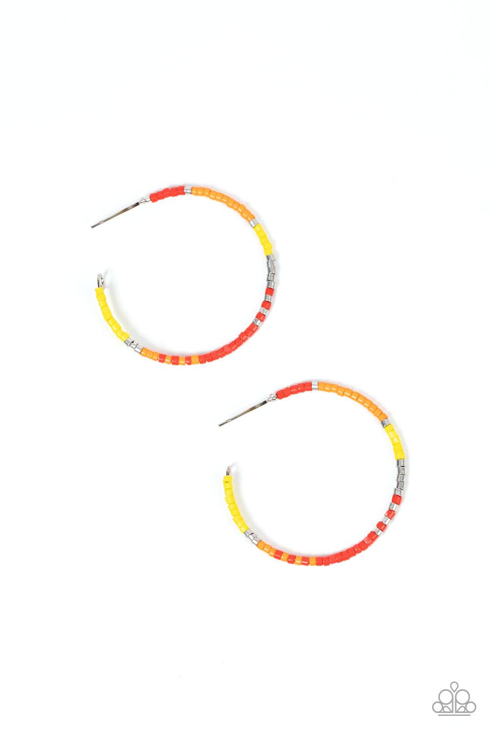 Joshua Tree Tourist Multi Hoop Earrings - Paparazzi Accessories- lightbox - CarasShop.com - Paparazzi Jewelry by Cara Jewels