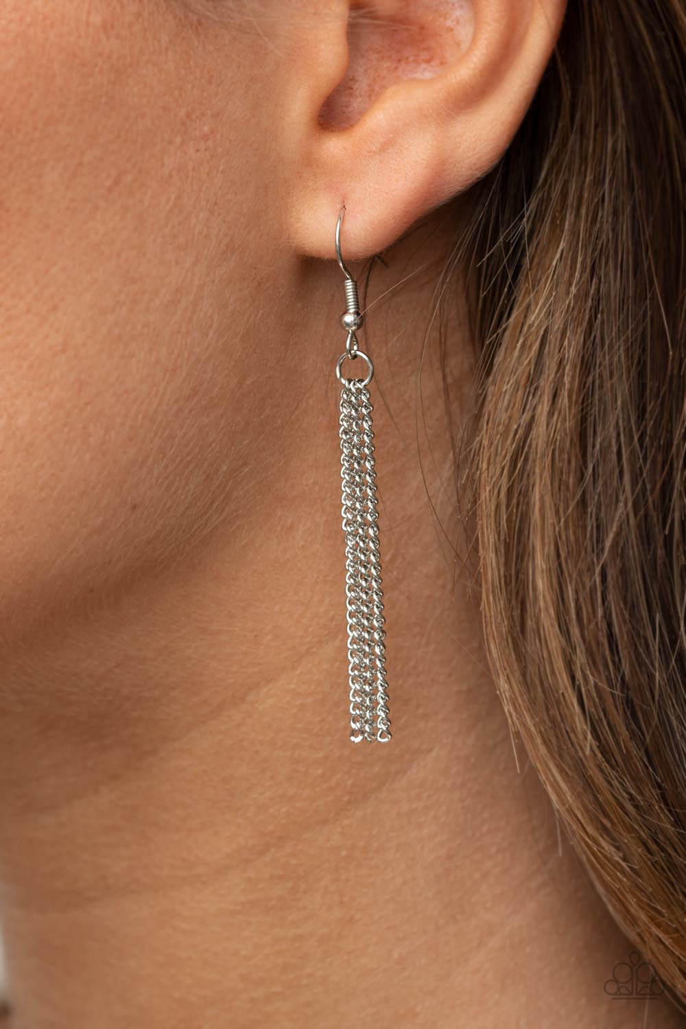 Joy Of Motherhood Silver Inspirational Necklace - Paparazzi Accessories - free matching earrings -CarasShop.com - Paparazzi Jewelry by Cara Jewels