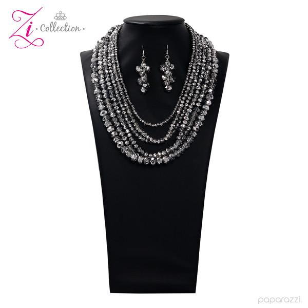 Knockout 2019 Zi Collection Necklace - Paparazzi Accessories- on model - CarasShop.com - Paparazzi Jewelry by Cara Jewels