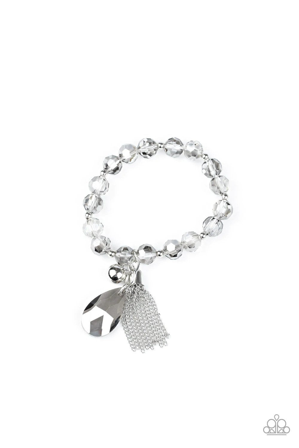 Leaving So SWOON? Silver Bracelet - Paparazzi Accessories- lightbox - CarasShop.com - Paparazzi Jewelry by Cara Jewels