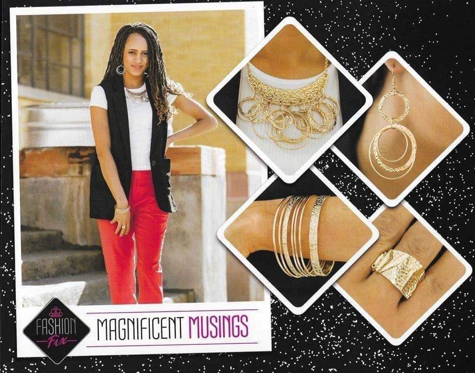 Magnificent Musings Set - April 2020 - Paparazzi Accessories- Set Collage - CarasShop.com - Paparazzi Jewelry by Cara Jewels