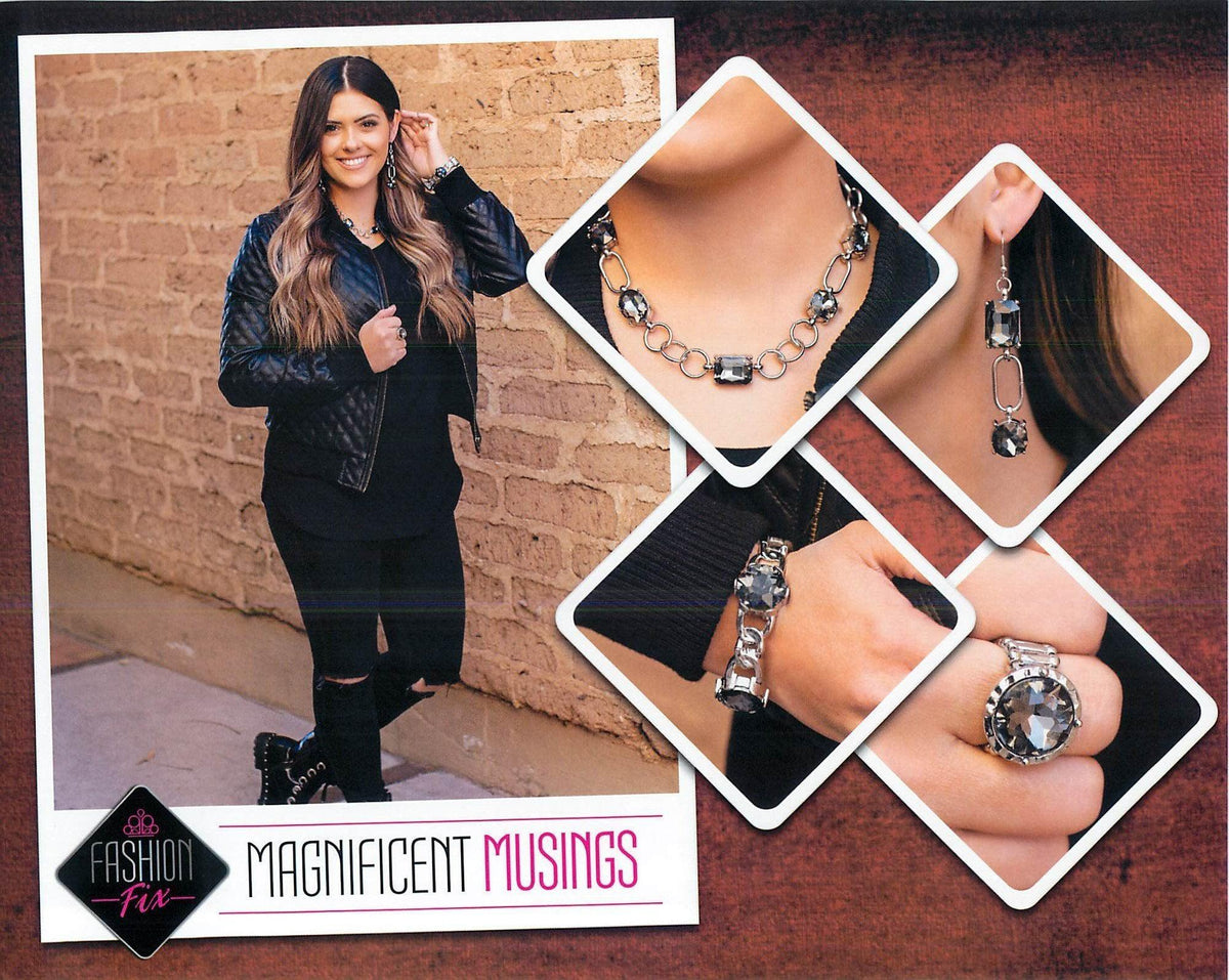 Magnificent Musings Set - January 2020 - Paparazzi Accessories- Set Collage - CarasShop.com - Paparazzi Jewelry by Cara Jewels