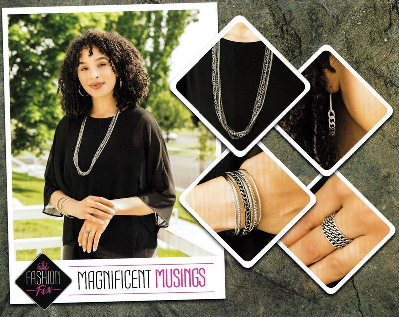 Magnificent Musings Set - July 2019 - Paparazzi Accessories- Set Collage - CarasShop.com - Paparazzi Jewelry by Cara Jewels