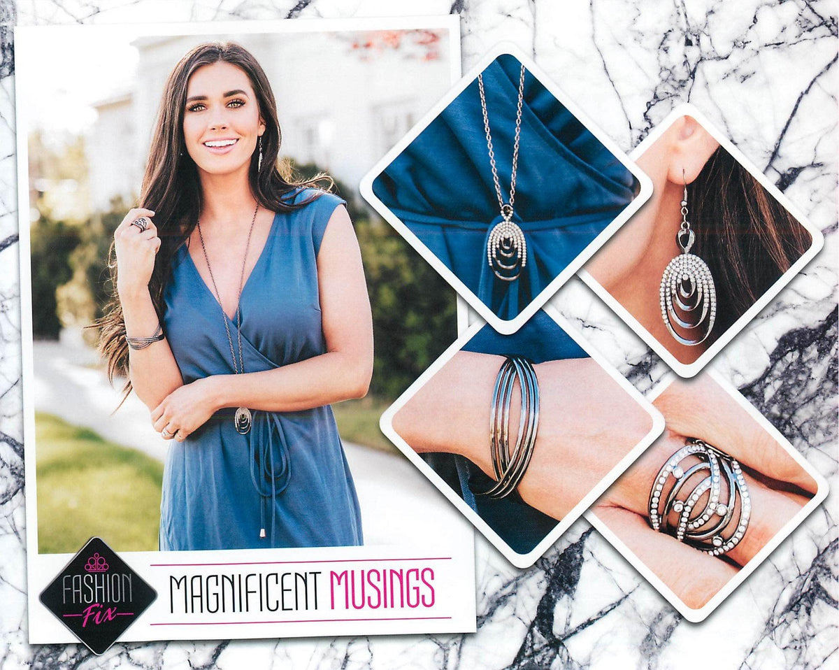 Magnificent Musings Set - June 2018 - Paparazzi Accessories- Set Collage - CarasShop.com - Paparazzi Jewelry by Cara Jewels
