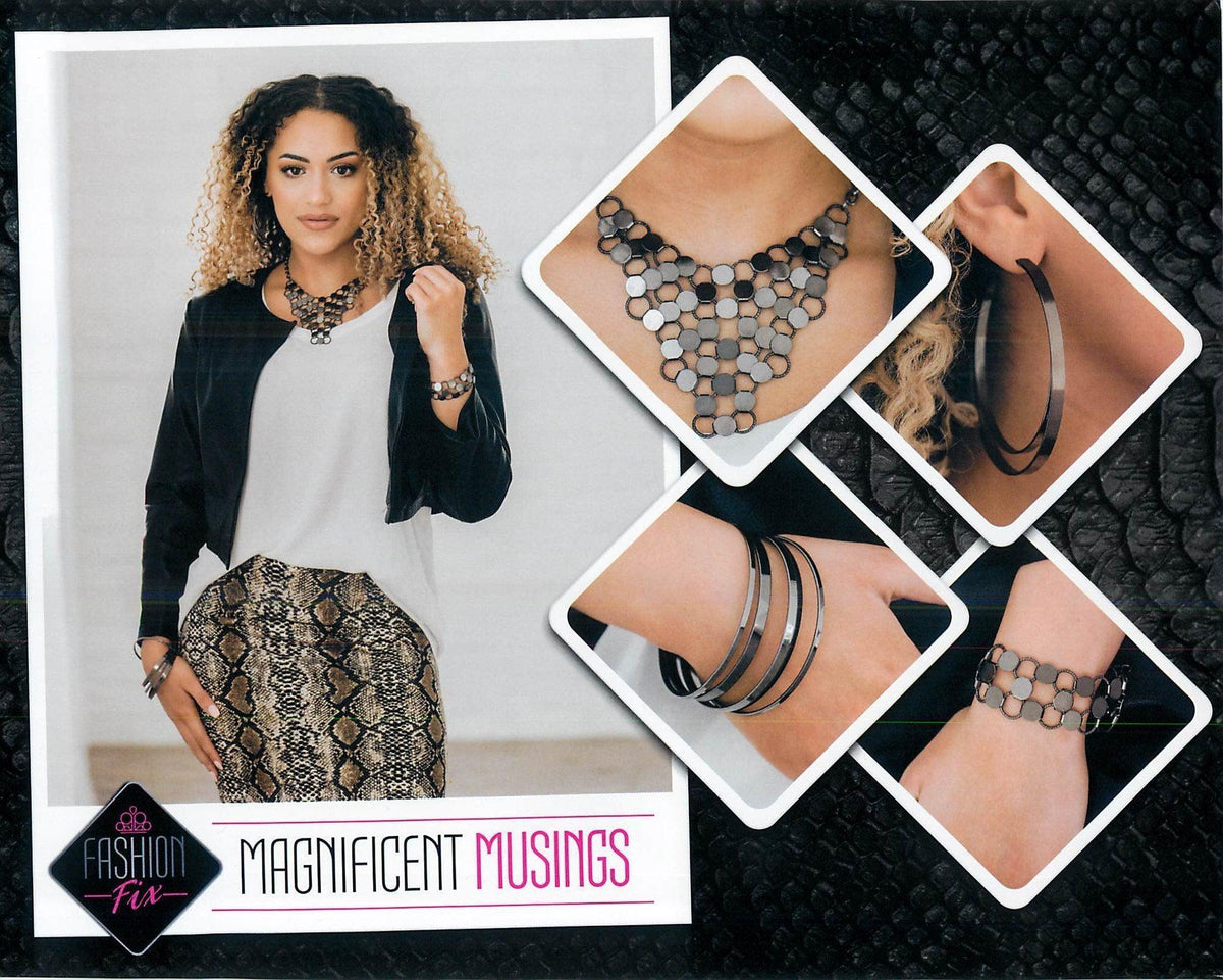 Magnificent Musings Set - March 2020 - Paparazzi Accessories- Set Collage - CarasShop.com - Paparazzi Jewelry by Cara Jewels