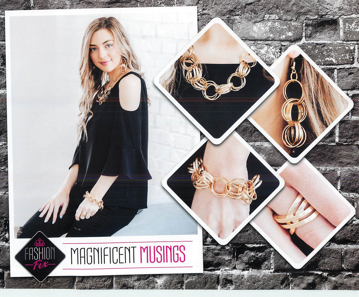 Magnificent Musings Set - May 2018 - Paparazzi Accessories- Set Collage - CarasShop.com - Paparazzi Jewelry by Cara Jewels