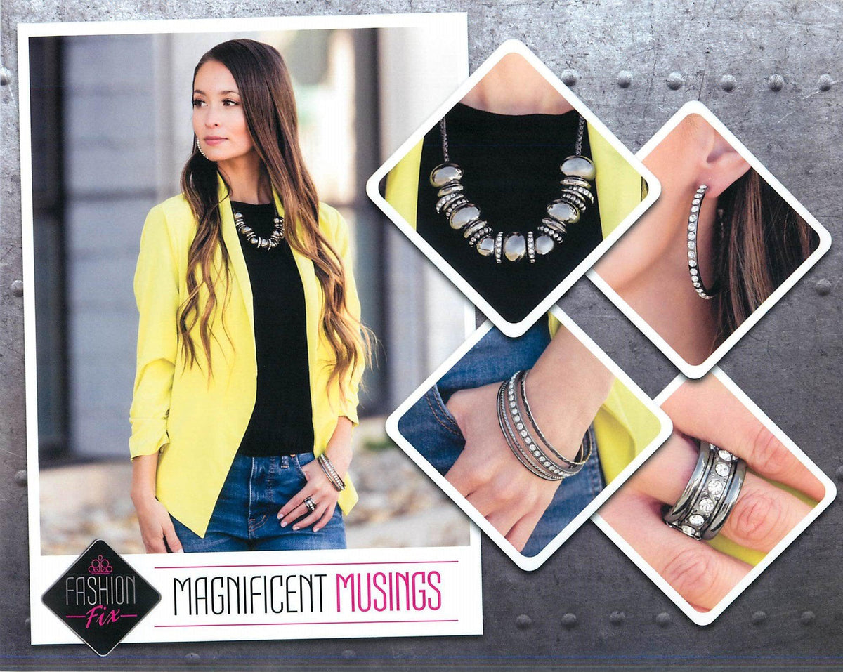 Magnificent Musings Set - May 2020 - Paparazzi Accessories- Set Collage - CarasShop.com - Paparazzi Jewelry by Cara Jewels