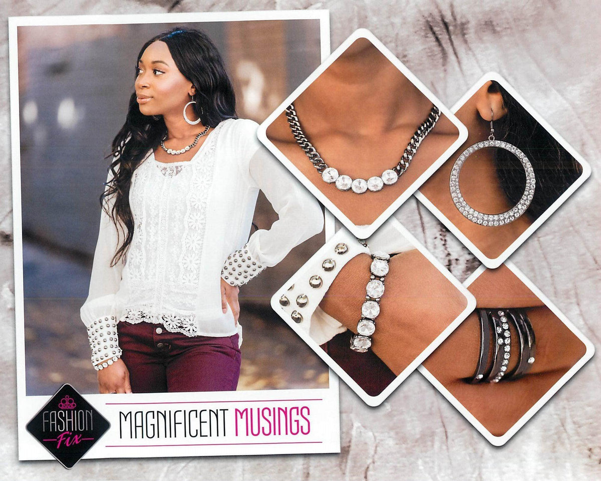 Magnificent Musings Set - November 2019 - Paparazzi Accessories- Set Collage - CarasShop.com - Paparazzi Jewelry by Cara Jewels