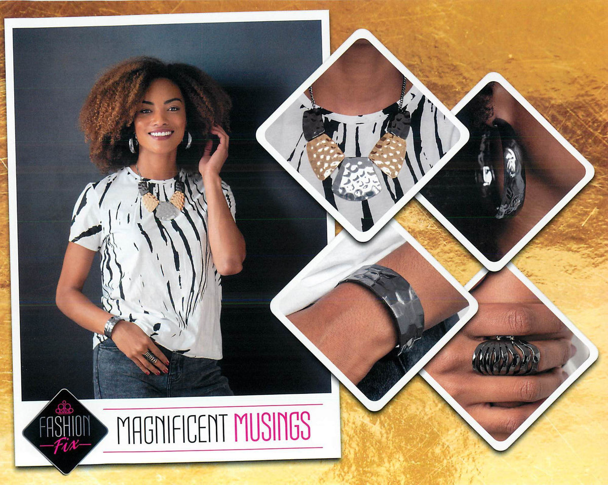Magnificent Musings Set - November 2020 - Paparazzi Accessories- Set Collage - CarasShop.com - Paparazzi Jewelry by Cara Jewels