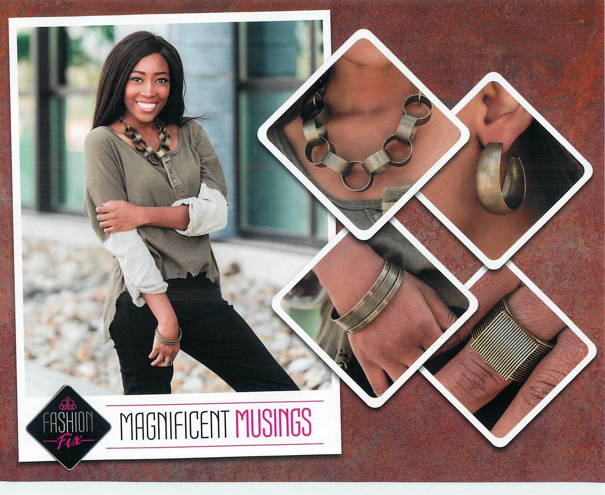 Magnificent Musings Set - October 2019 - Paparazzi Accessories- Set Collage - CarasShop.com - Paparazzi Jewelry by Cara Jewels