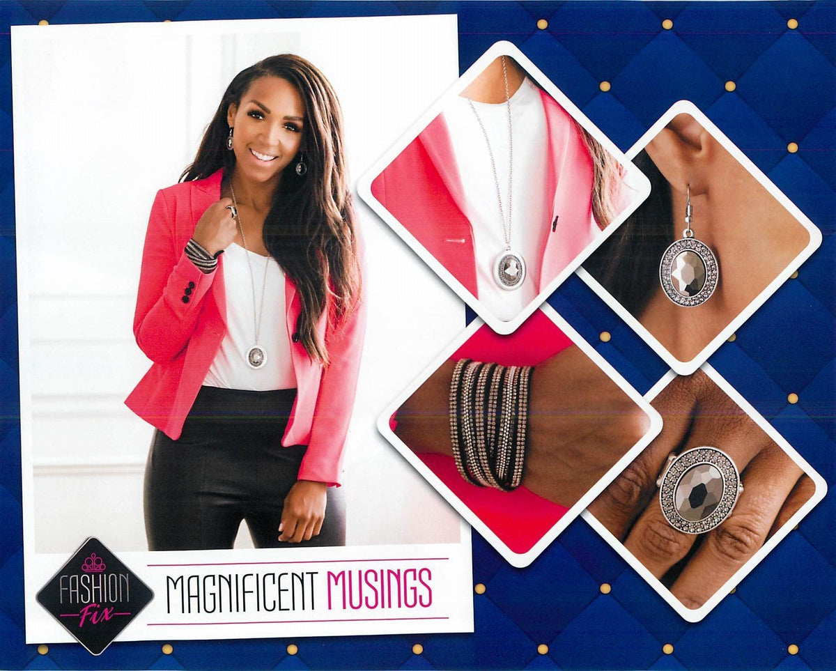 Magnificent Musings Set - September 2019 - Paparazzi Accessories- Set Collage - CarasShop.com - Paparazzi Jewelry by Cara Jewels