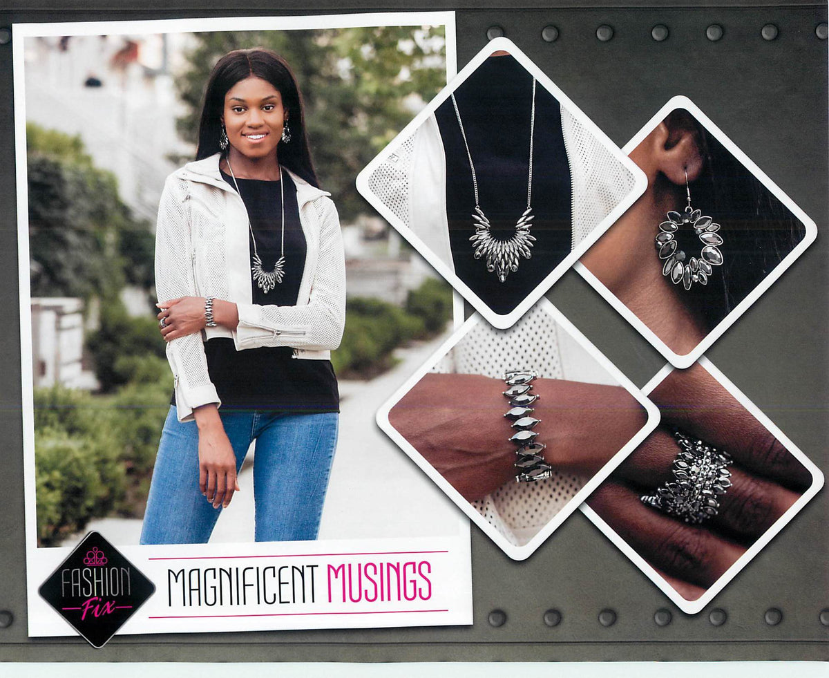 Magnificent Musings Set - October 2020 - Paparazzi Accessories- Set Collage - CarasShop.com - Paparazzi Jewelry by Cara Jewels