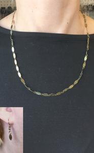 Make A Flash Brass Necklace - Paparazzi Accessories- lightbox - CarasShop.com - Paparazzi Jewelry by Cara Jewels