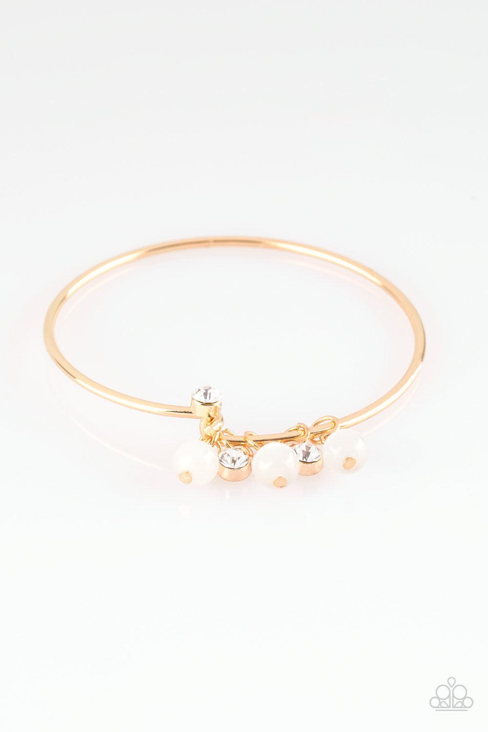 Marine Melody Gold Bracelet - Paparazzi Accessories- lightbox - CarasShop.com - Paparazzi Jewelry by Cara Jewels