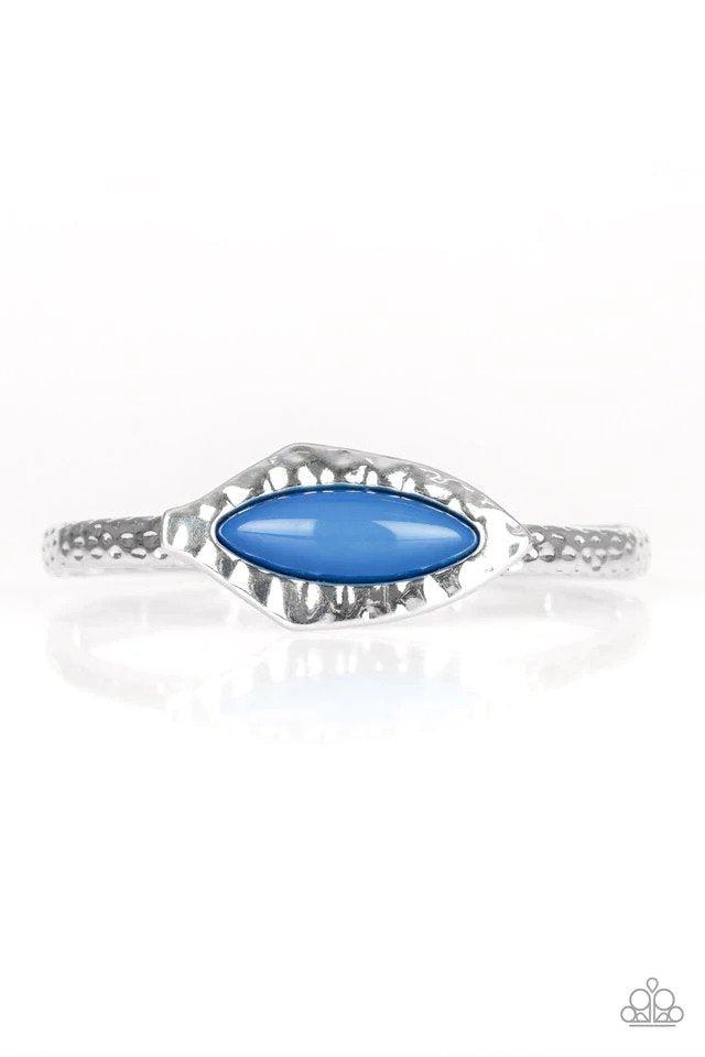 Mason Minimalism Blue Bracelet - Paparazzi Accessories- lightbox - CarasShop.com - Paparazzi Jewelry by Cara Jewels