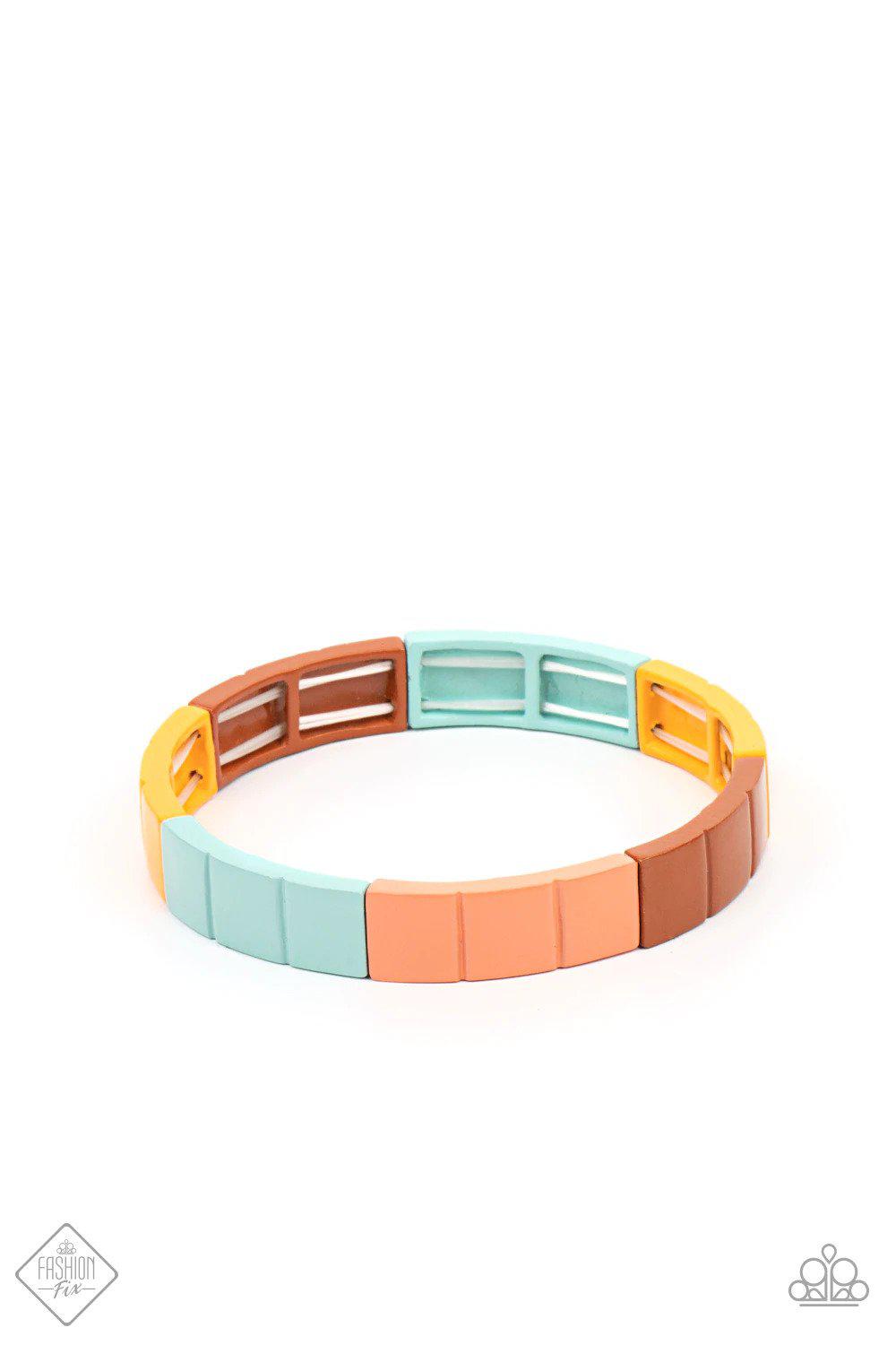 Material Movement Multi Bracelet - Paparazzi Accessories- lightbox - CarasShop.com - Paparazzi Jewelry by Cara Jewels