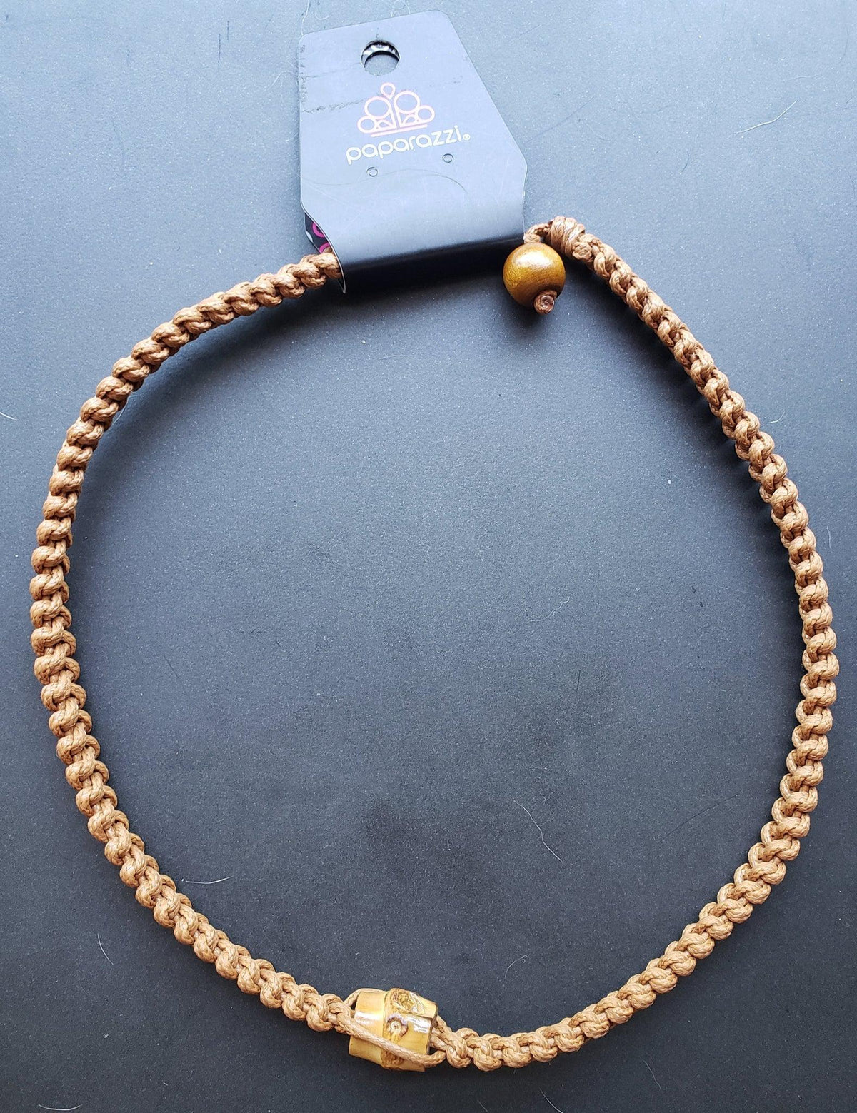 Mighty Mariner Brown Urban Necklace - Paparazzi Accessories- lightbox - CarasShop.com - Paparazzi Jewelry by Cara Jewels