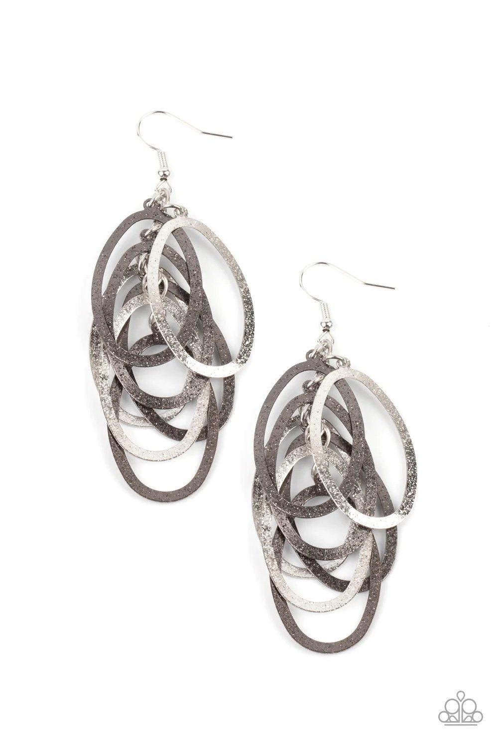 Mind OVAL Matter Multi Earrings - Paparazzi Accessories- lightbox - CarasShop.com - Paparazzi Jewelry by Cara Jewels